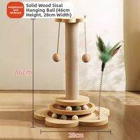 SHENJINGMAO | Durable Shred-Resistant Cat Scratching Post Climbing Tower In One