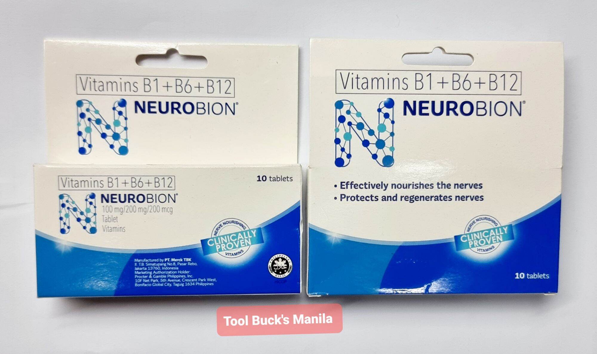 Neurobion 10 tablets Vitamins B1 + B6 + B12 | Lazada PH