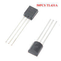 50PCS BC547 2N2222 2N3904 2N5401 2N5551 A1015 BC327 BC337 BC517 BC548 BC558 C1815 C945 S8050 S8550 TL431A TO-92 Transistor Kit