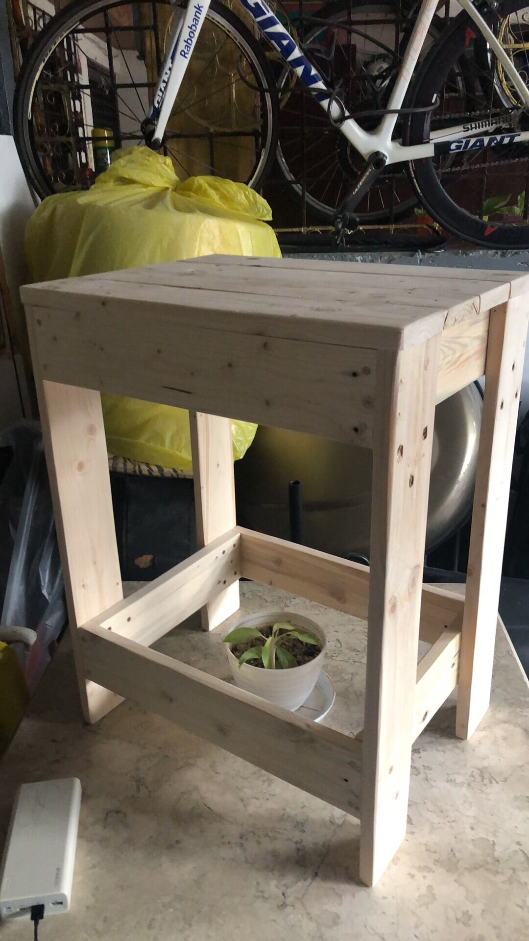 Wooden Side Table (Made from palochina) Lazada PH