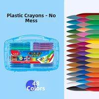 Maped | Child-Friendly Easy-Grip Wax Crayon