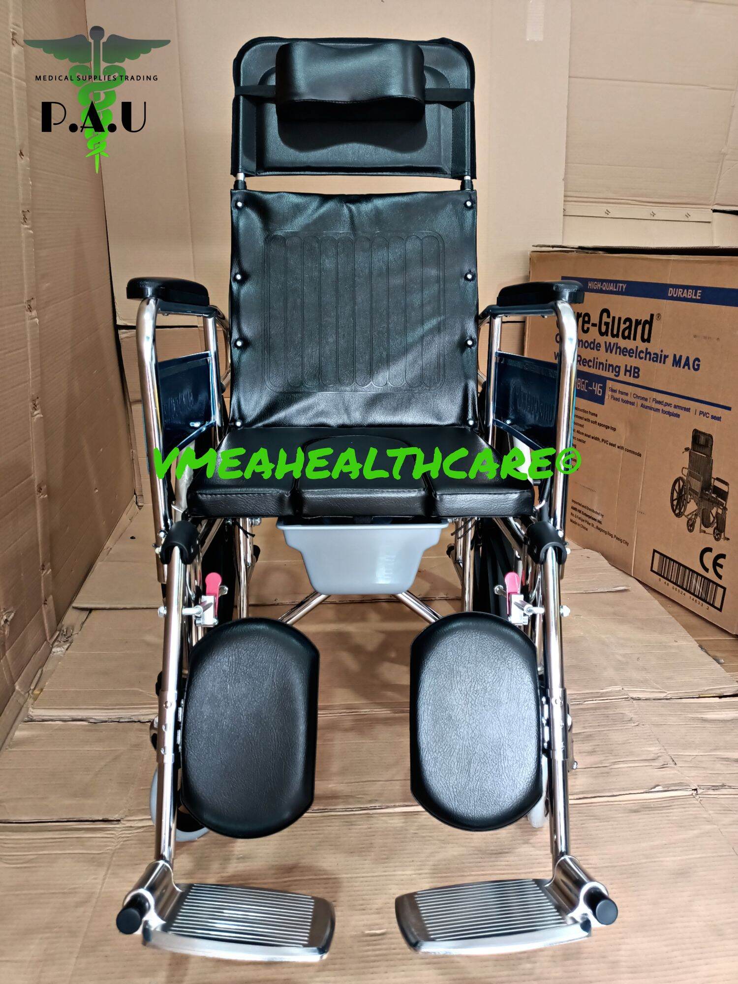 Multifunctional Wheelchair with toilet Reclining Wheelchair with