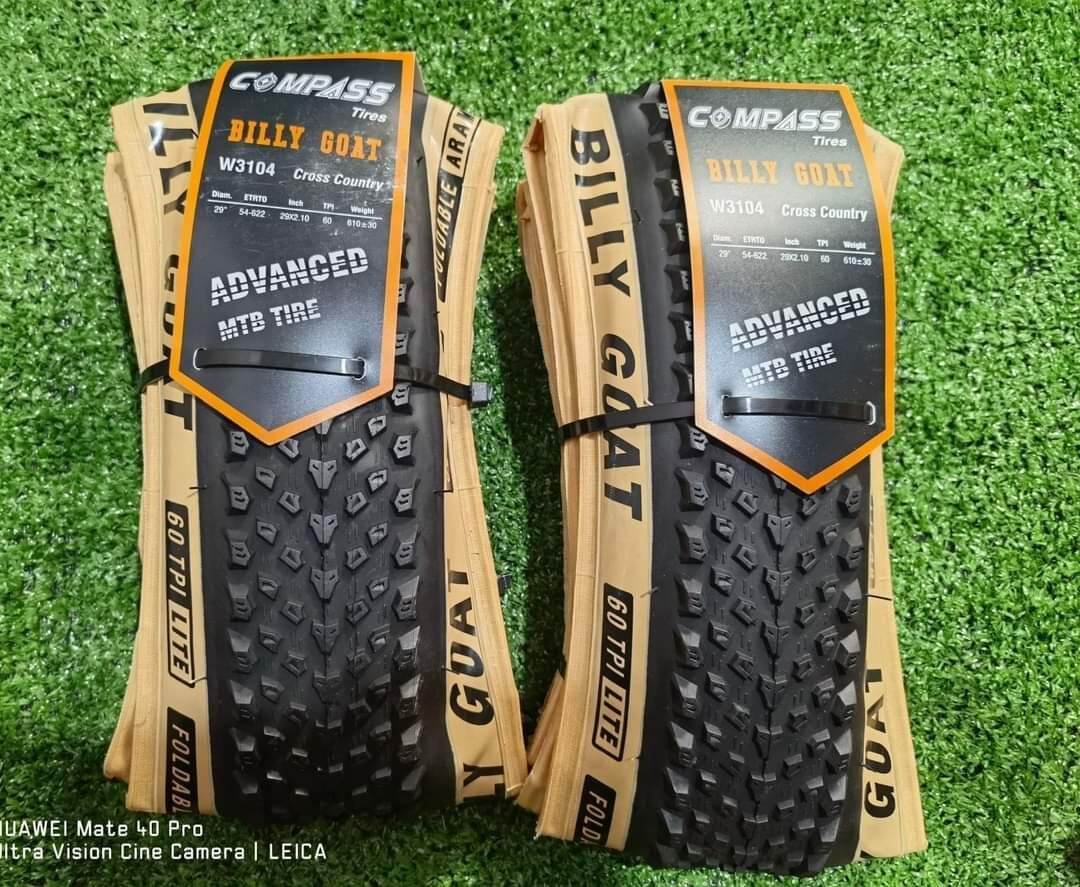 Compass Billy Goat/Jumping Hare Folding Skinwall Tire for MTB Sold By