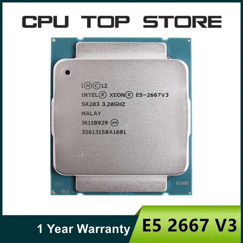 Intel Xeon E5 2667 V3 3.2Ghz 8-Core 16-Thread Lga 2011-3 cpu processor