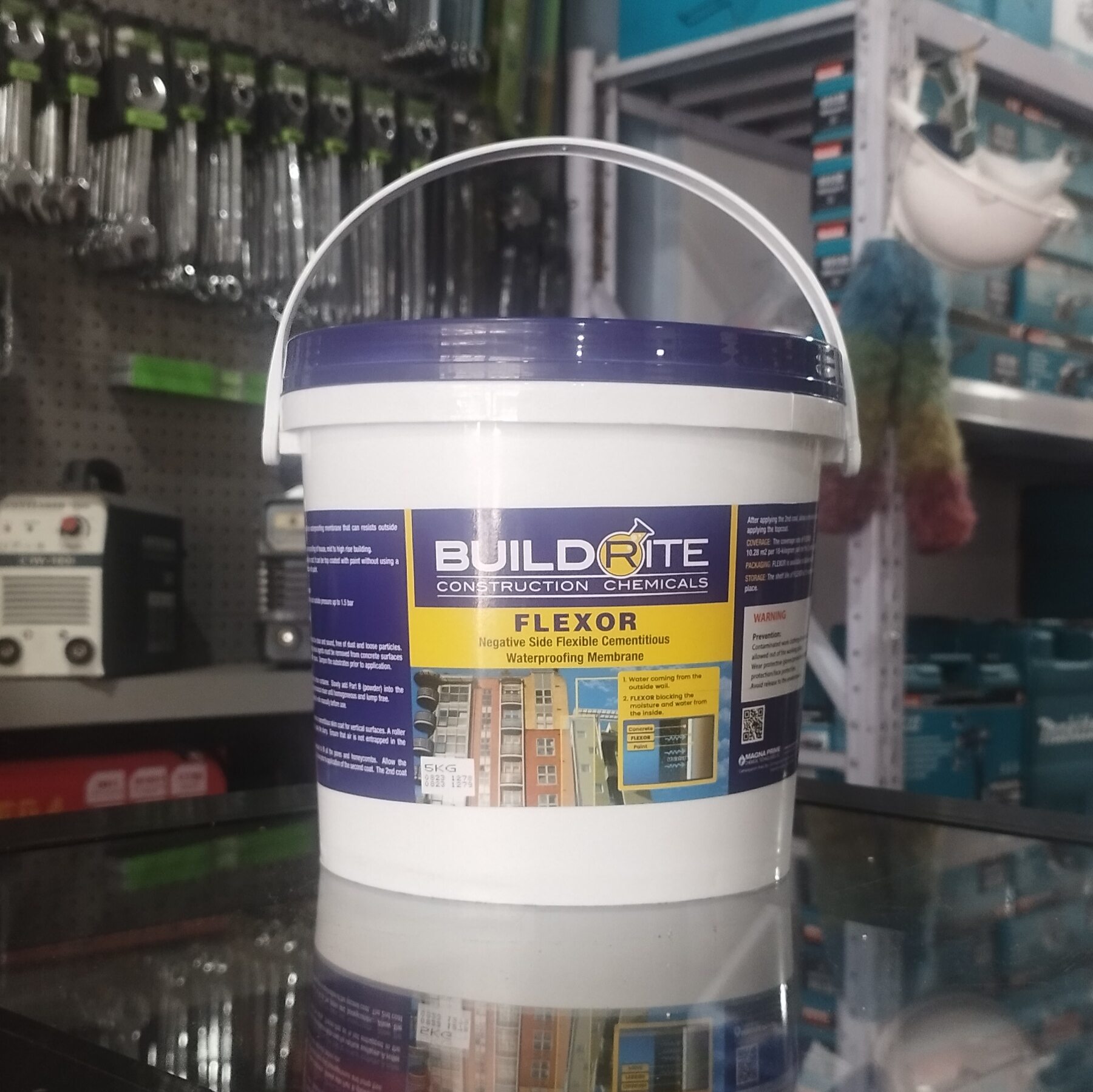 BUILDRITE FLEXOR (5kg - 18kg) NEGATIVE SIDE CEMENTITIOUS WATERPROOFING ...
