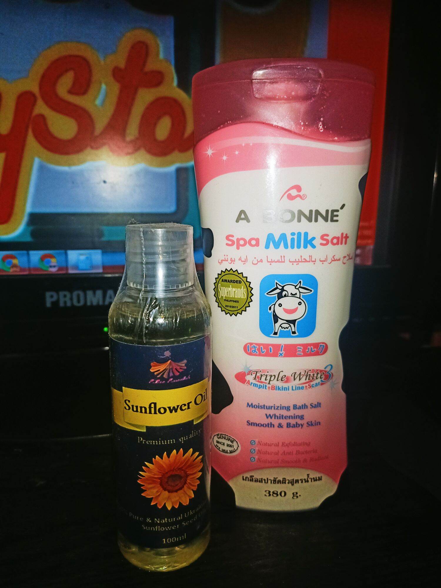 Combo Sunflower Oil and Abonne Milk Salt Lazada PH