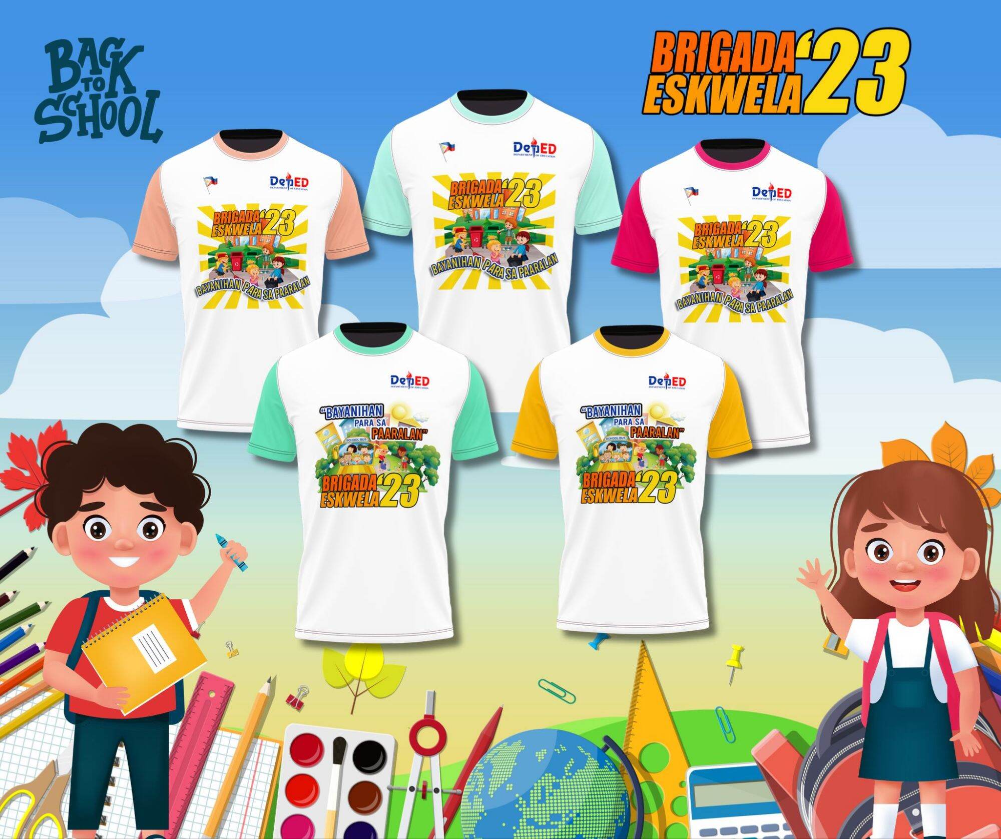 BRIGADA ESKWELA 2023 - Customized T-Shirt | Lazada PH