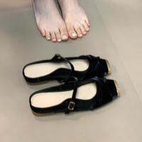 XUJIA | French Style Elegance Platform Slide Sandals Easy On/Off
