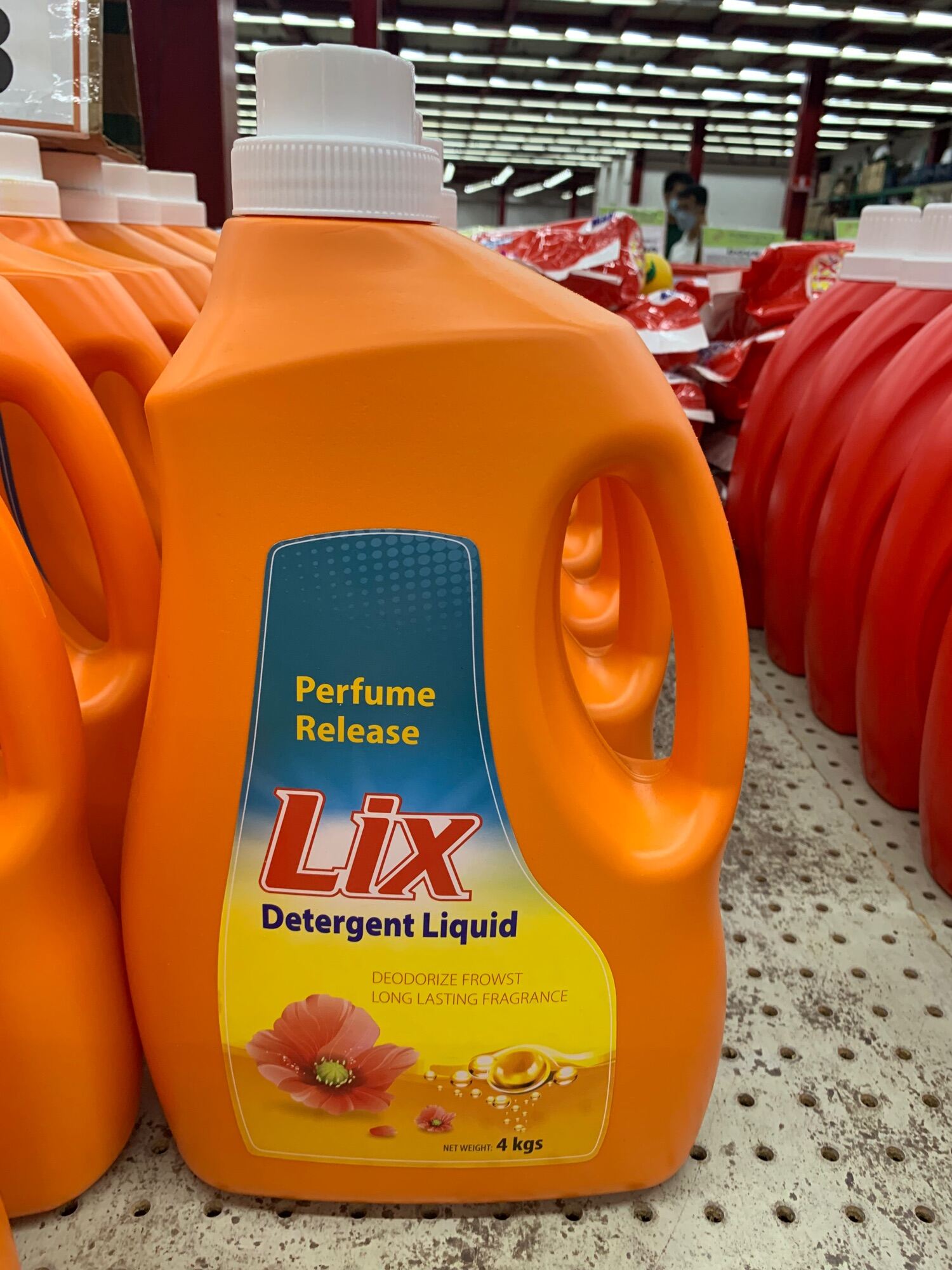 Lix Liquid Detergent Perfume Release 4kg Lazada PH