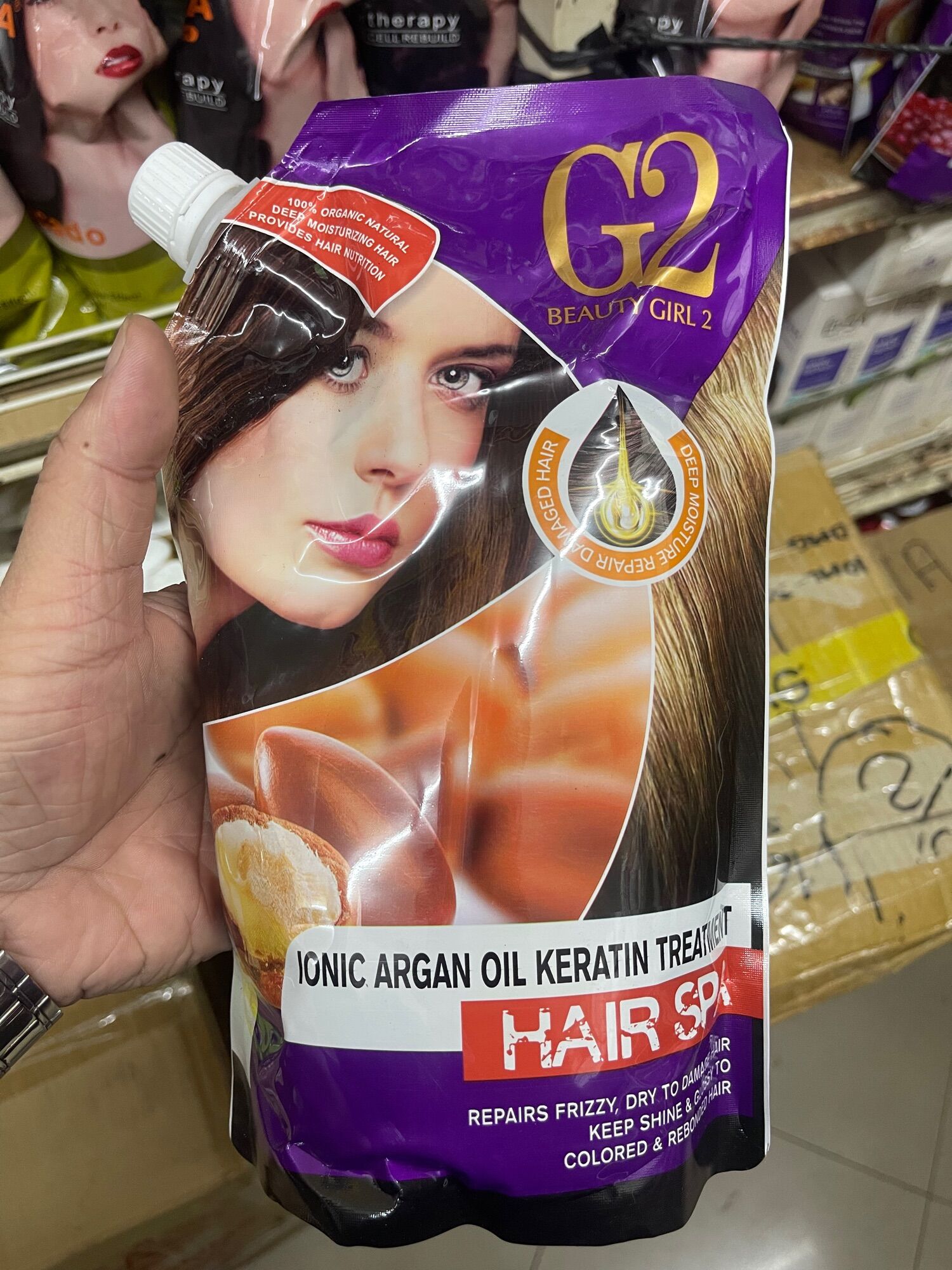 G2 HAIR SPA IONIC ARGAN OIL KERATIN TREATMENT 1L Lazada PH