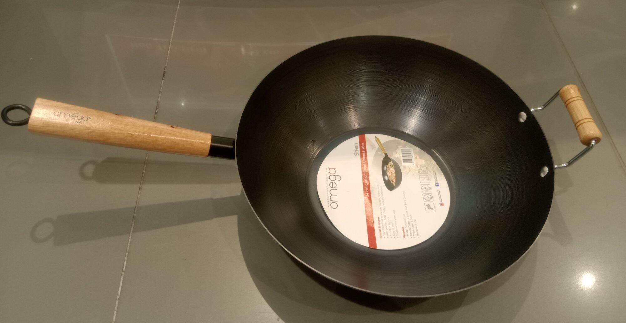 OMEGA 34CM CARBON STEEL CHINESE WOK Lazada PH