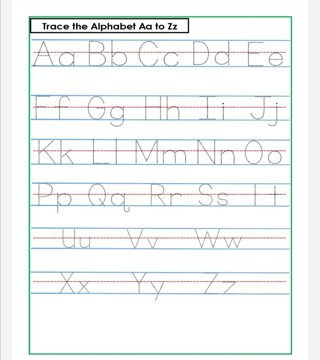 Alphabet Writing Booklet for Kindergaten ( 40 PAGES FREE BOOKBIND-CTTO ...