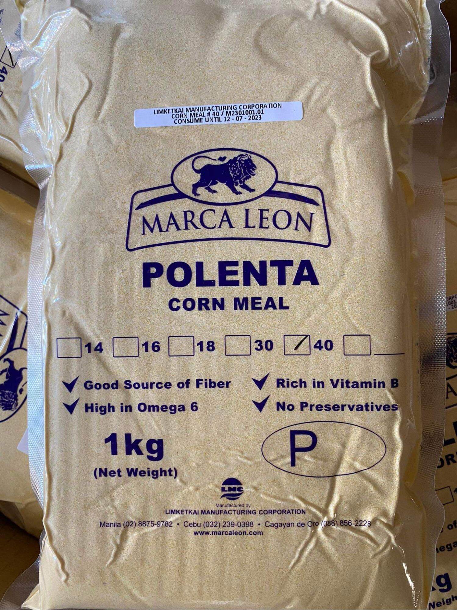 Marca Leon Polenta Corn Meal 1kg Lazada PH