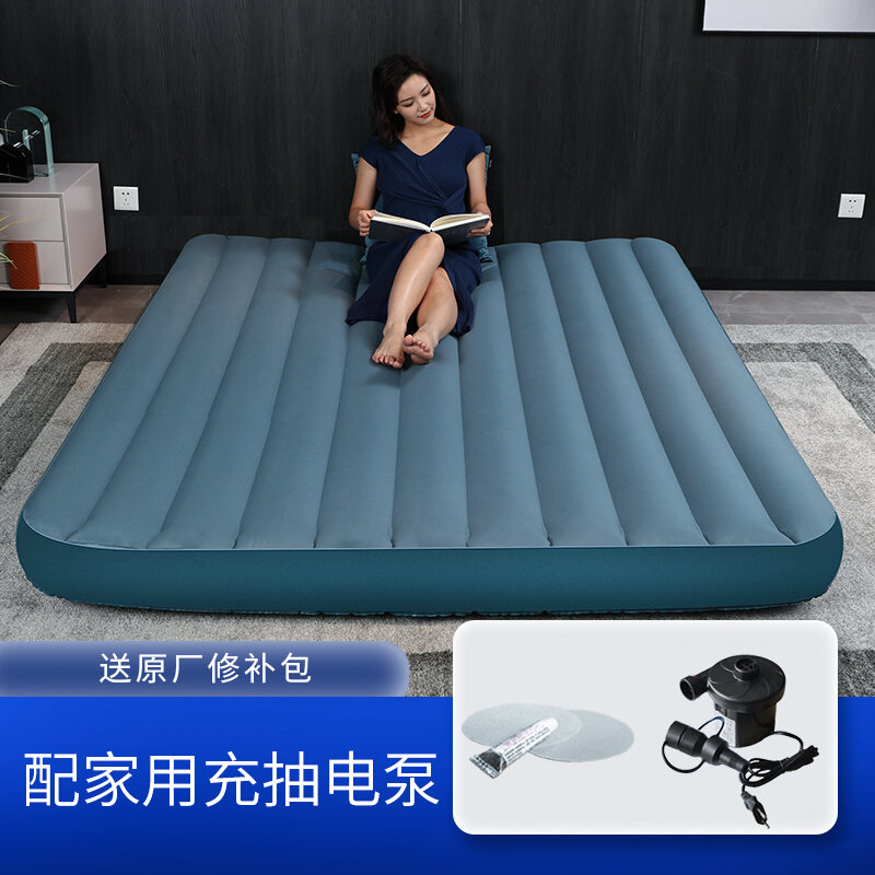 New Alpha Inflatable Bed Single Air Cushion Bed Household Double Extra