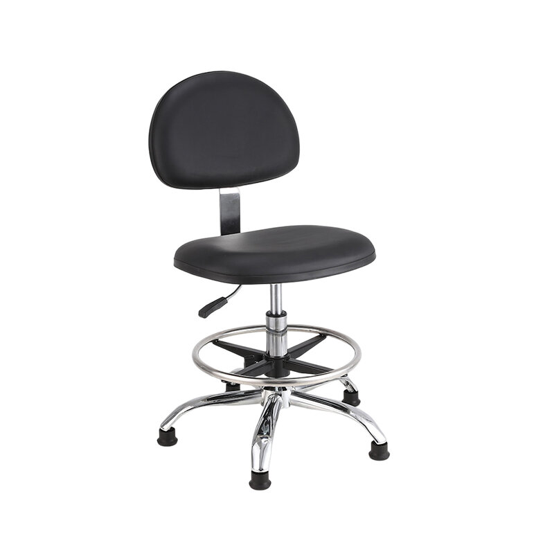 Anti-Static Chair Adjustable Armchair Rotate Leather Seat Assembly Line ...
