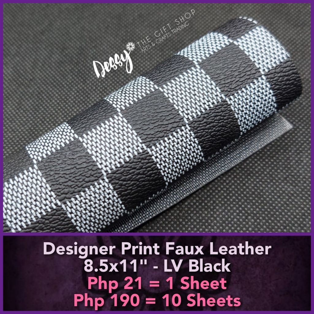 Yayamanin Designer Brand Faux Leather - 11x8.5- PVC Type (Short