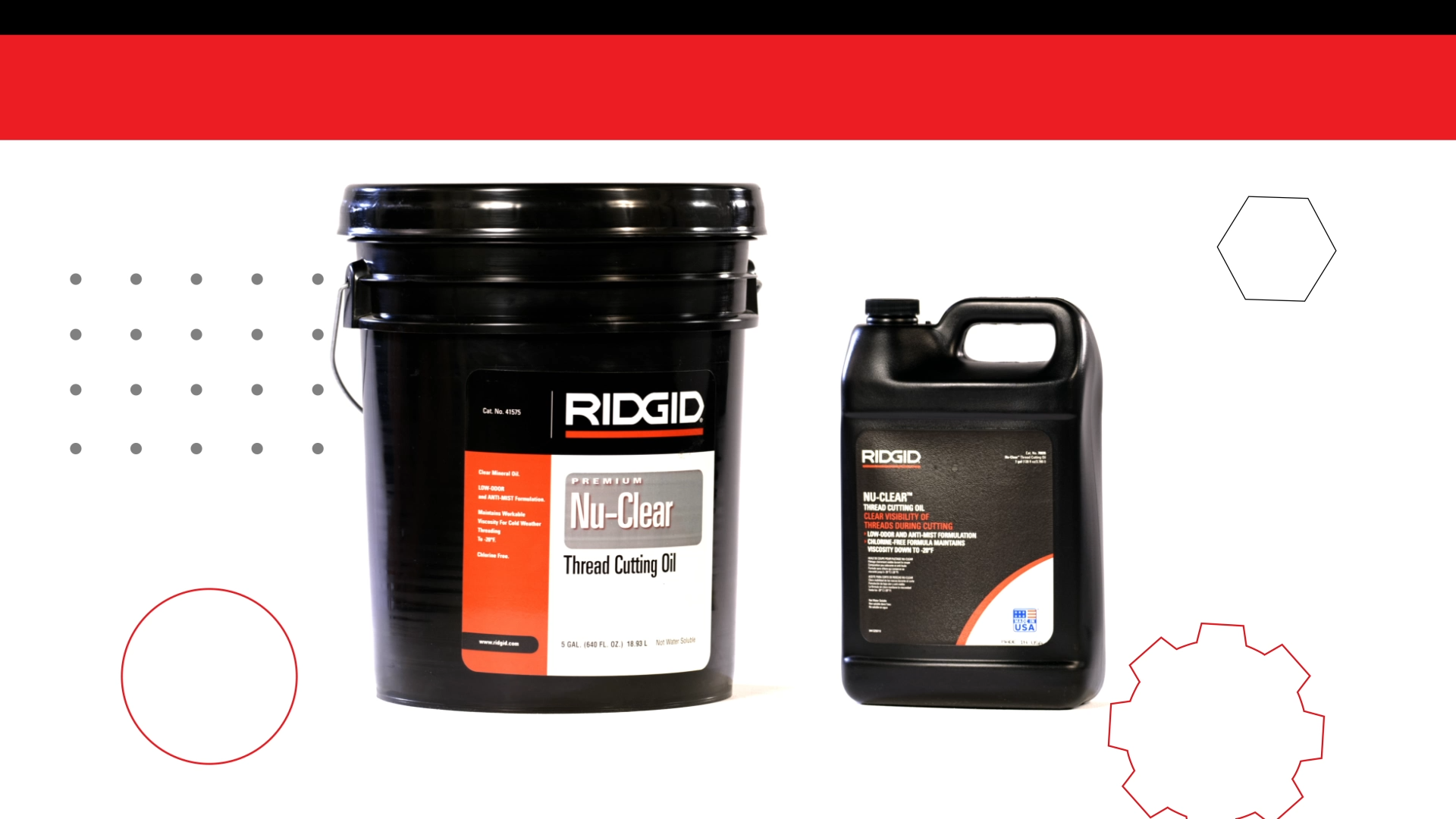 Ridgid 70835 Thread Cutting Oil | Clear | 1 Gallon