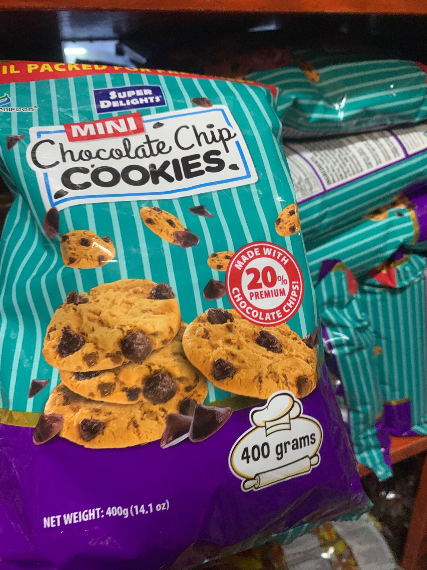 SUPER DELIGHTS MINI CHOCOLATE CHIP COOKIES 400g malaki marami‼️‼️‼️