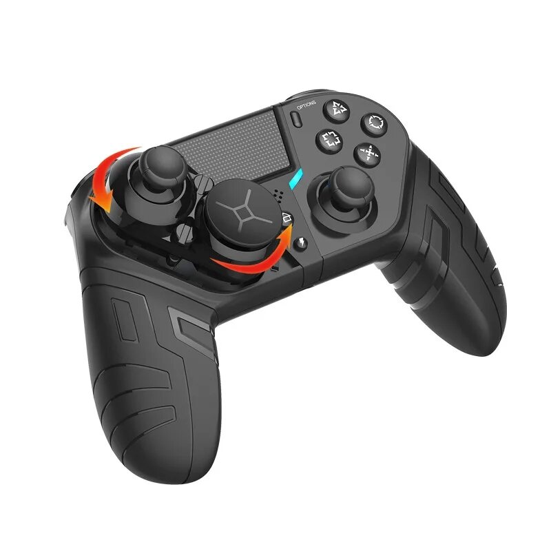 GAMINJA Wireless Controller Dual Vibration Bluetooth Gamepad With ...