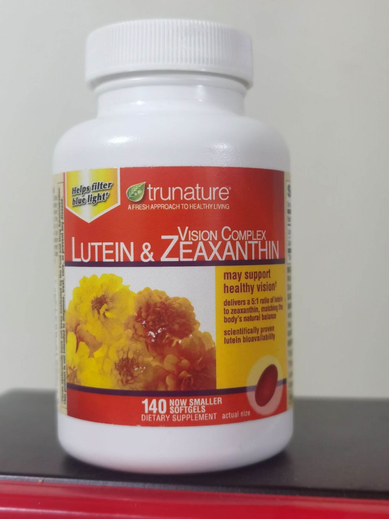 TruNature Vision Complex Lutein & Zeaxanthin vitamin 140 softgel eye