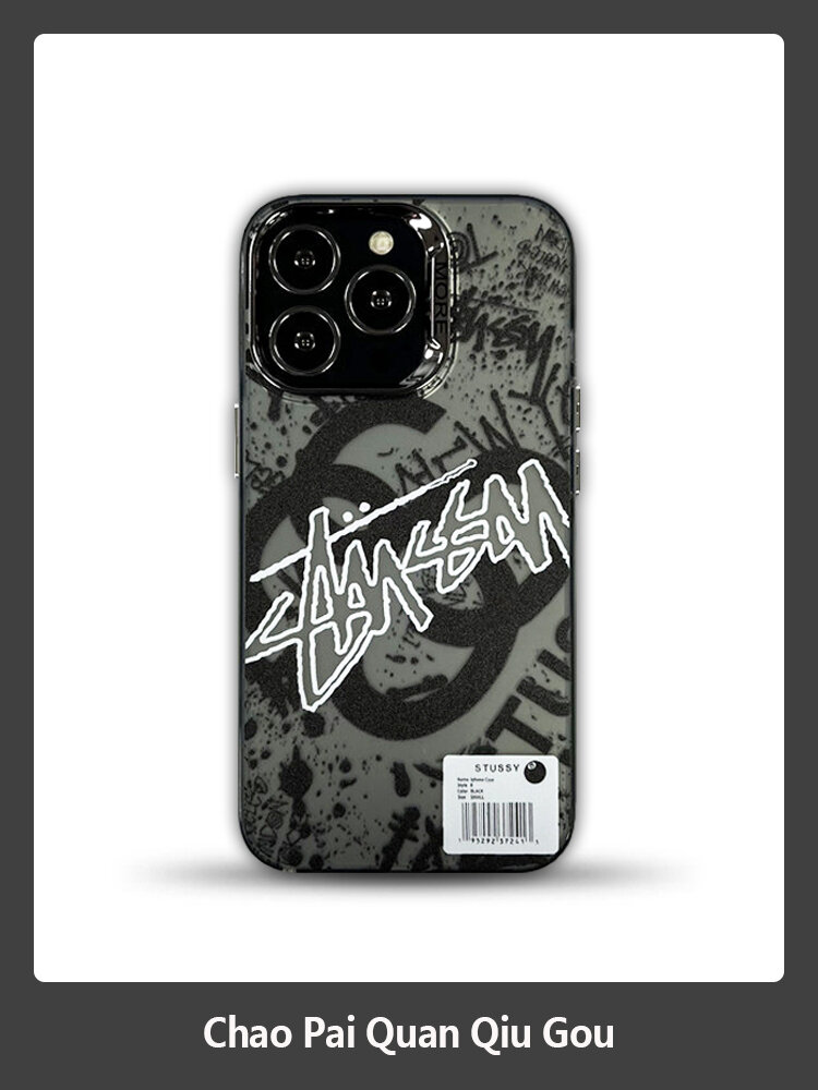 Stussy Iphone Case - Trendy Brand Shockproof Hard Matte & Soft Tpu Cover  For Iphone 11-15 | Lazada Philippines