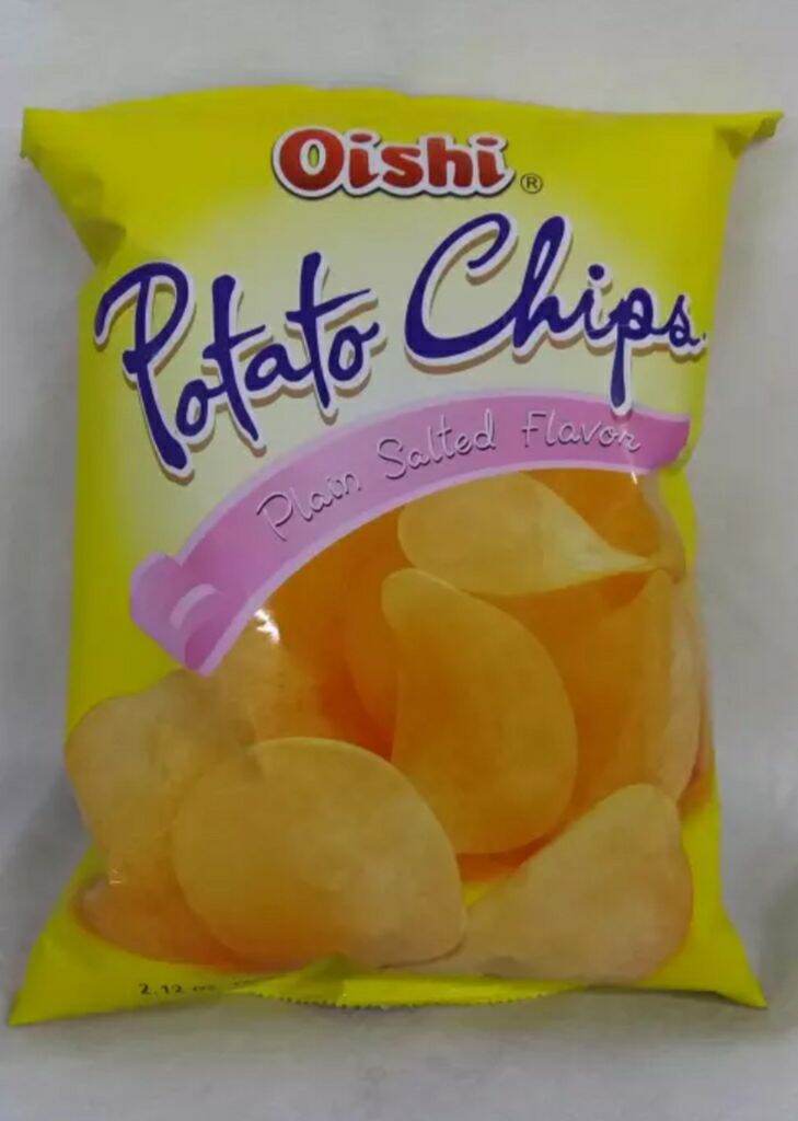 Oishi Potato Chips Plain Salted 60g Lazada Ph