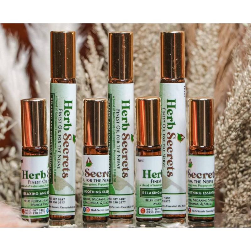 Original Herb Secrets Essential Oil Roller Finest Oil for the Nerve 7ml ...