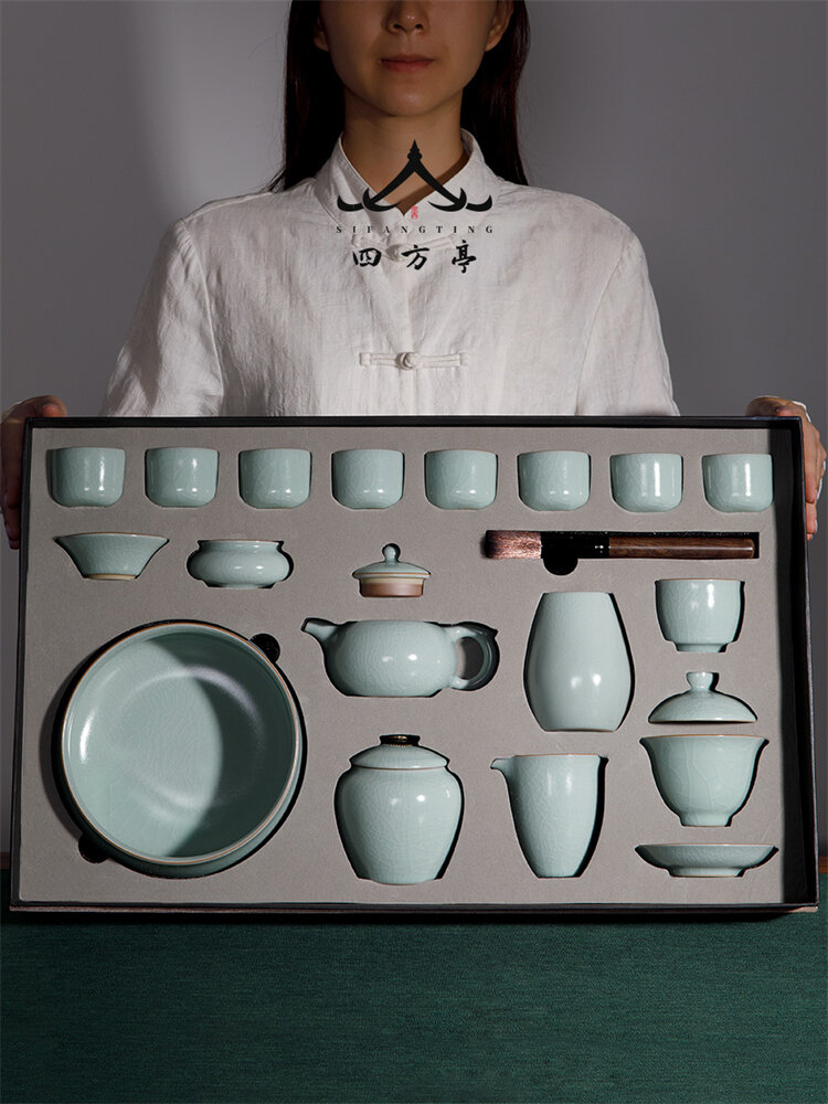 SIFANGTING | High-end Luxury Ceramic Tea Set Presyo 3,347 Piso*Libreng Shipping
