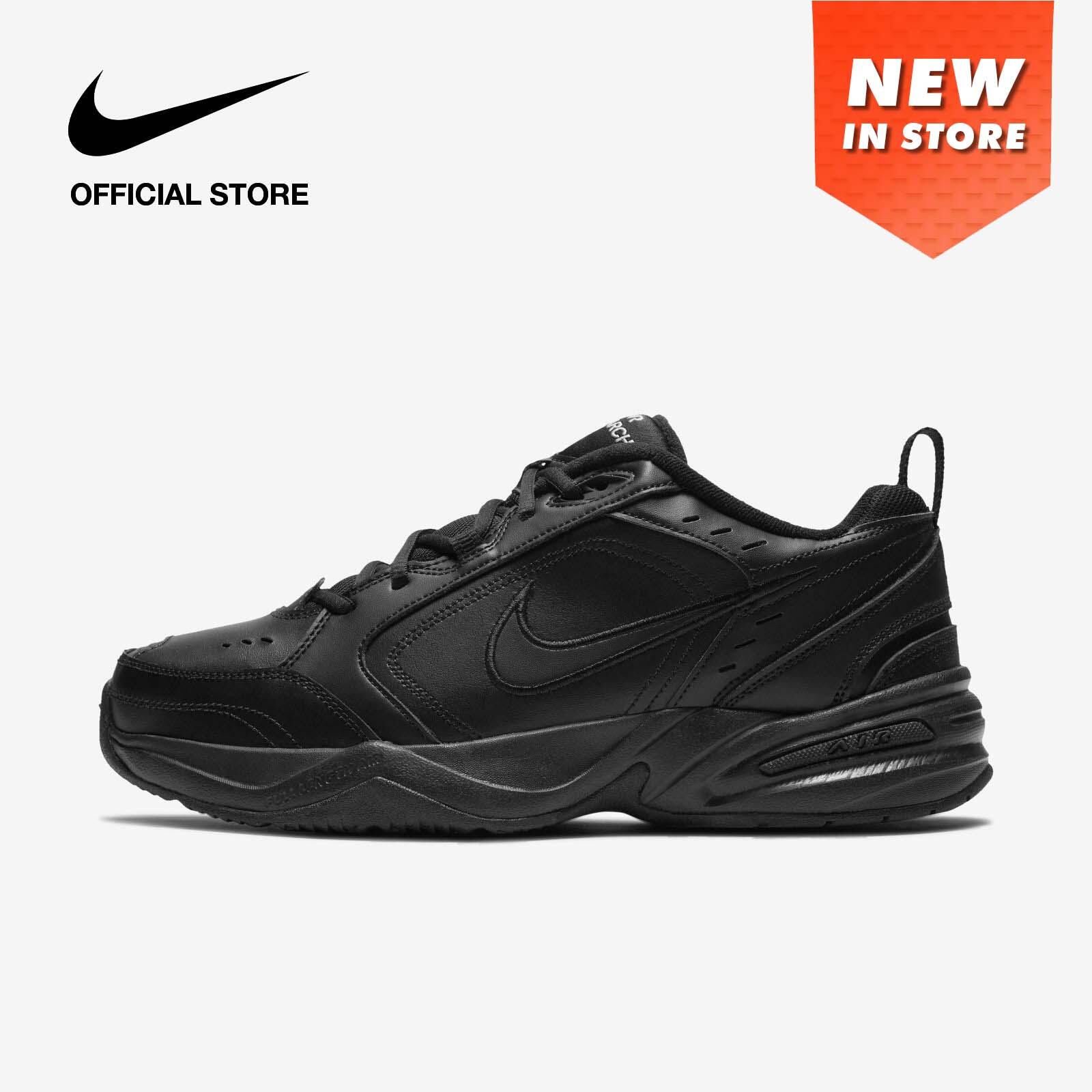 Nike Men's Air Monarch IV Workout Shoes - Black