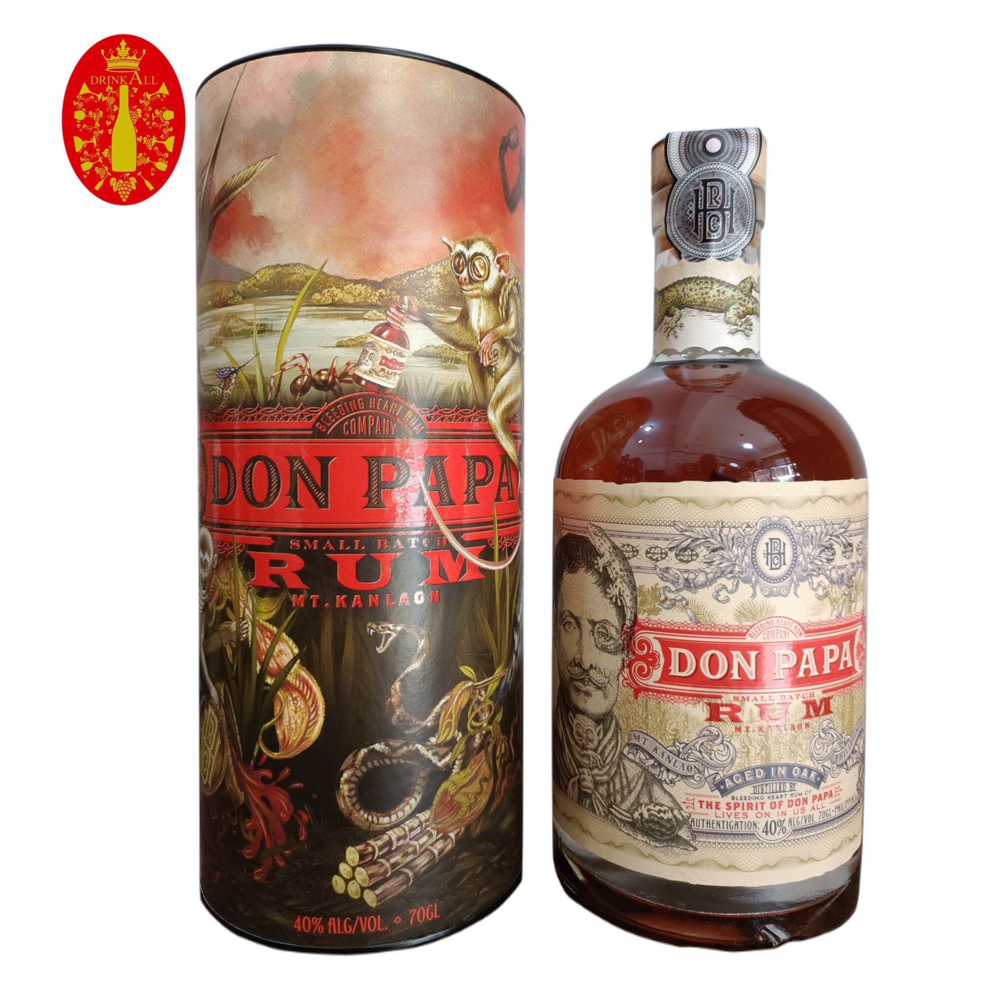 Don Papa Small Batch Mt. Kanlaon Rum 700ml (Philippines) | Lazada PH 