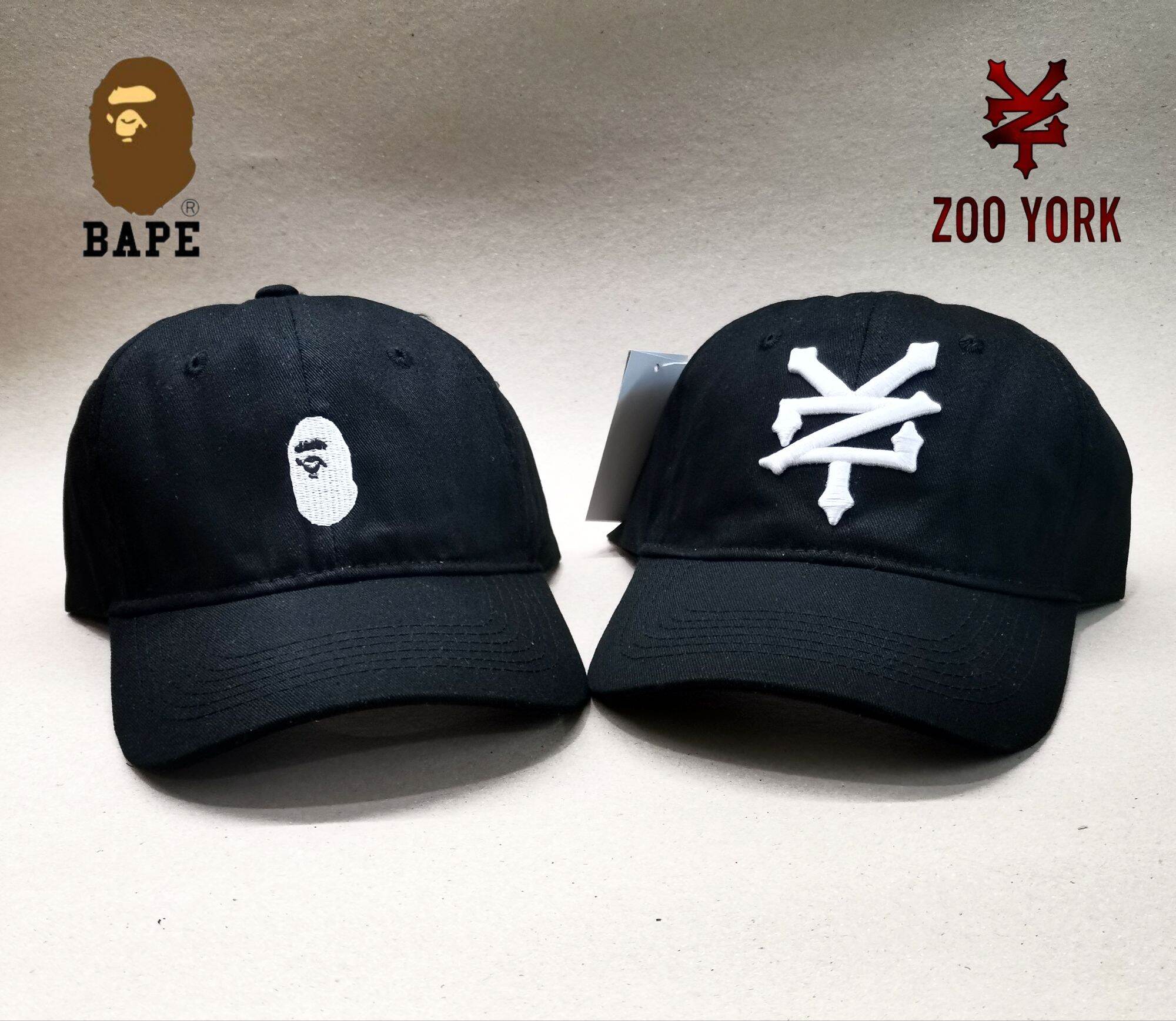 ZOO York \u0026 Bape Baseball Caps Good 