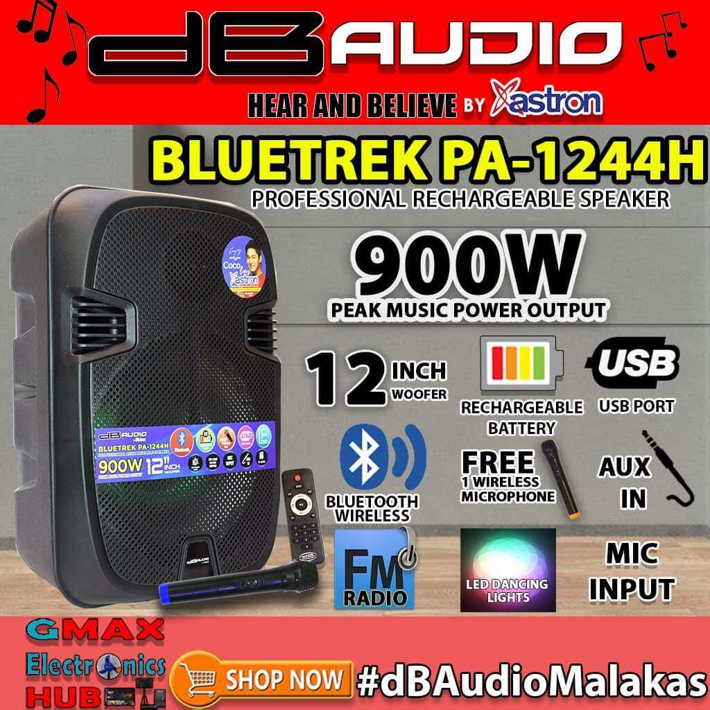DB AUDIO BLUETREK PA1244H (PORTABLE SPEAKER) Lazada PH