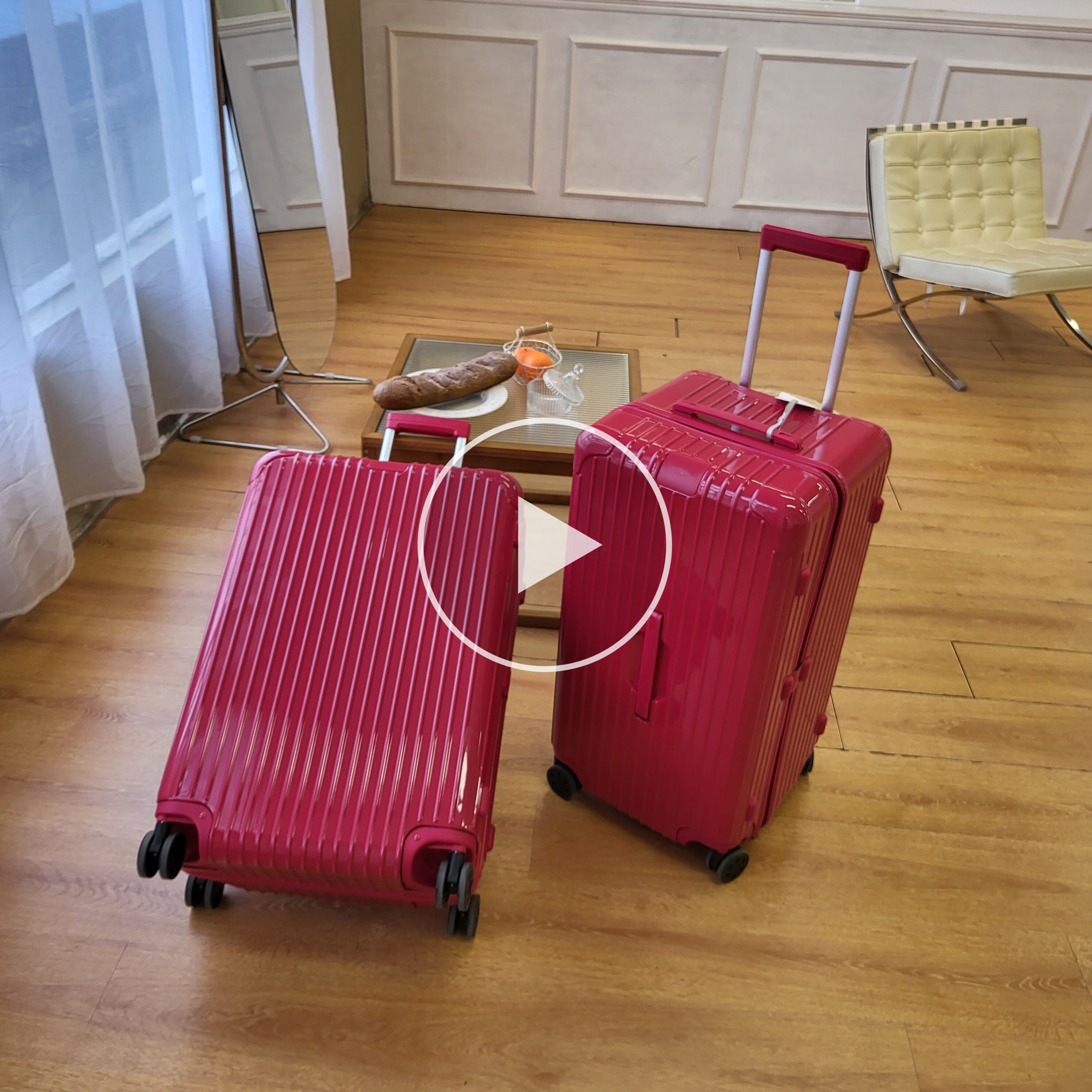 RIMOWA Essential Trunk Plus Large Check-in Suitcase in Pink