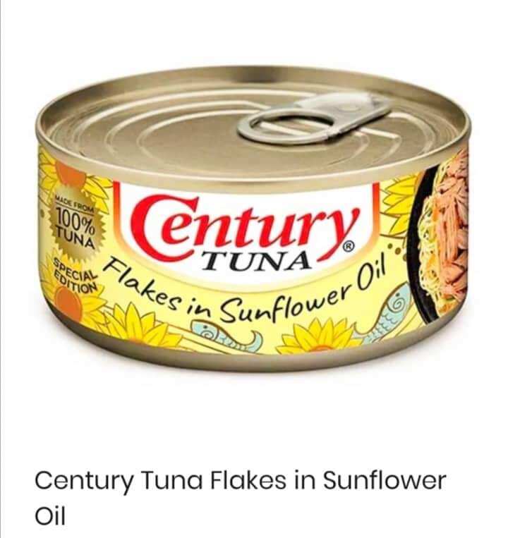 CENTURY TUNA FLAKES IN SUNFLOWER OIL (180 grams) Lazada PH