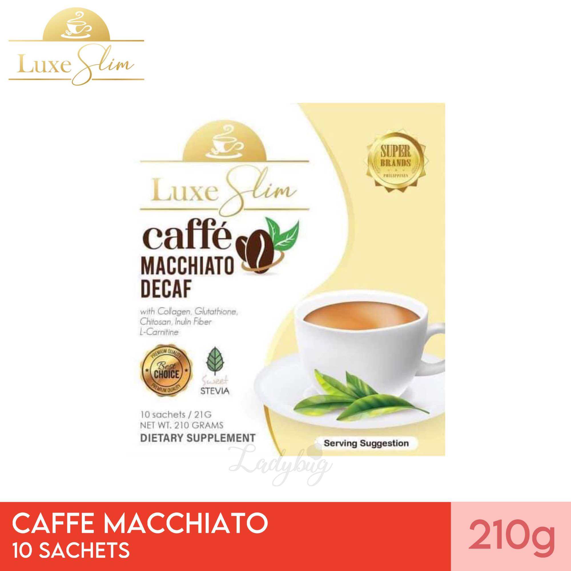 Luxe Slim - Caffe Macchiato - 500g - Half Kilo Canister - BIG SIZE – Sukli  - Filipino Grocery Online USA