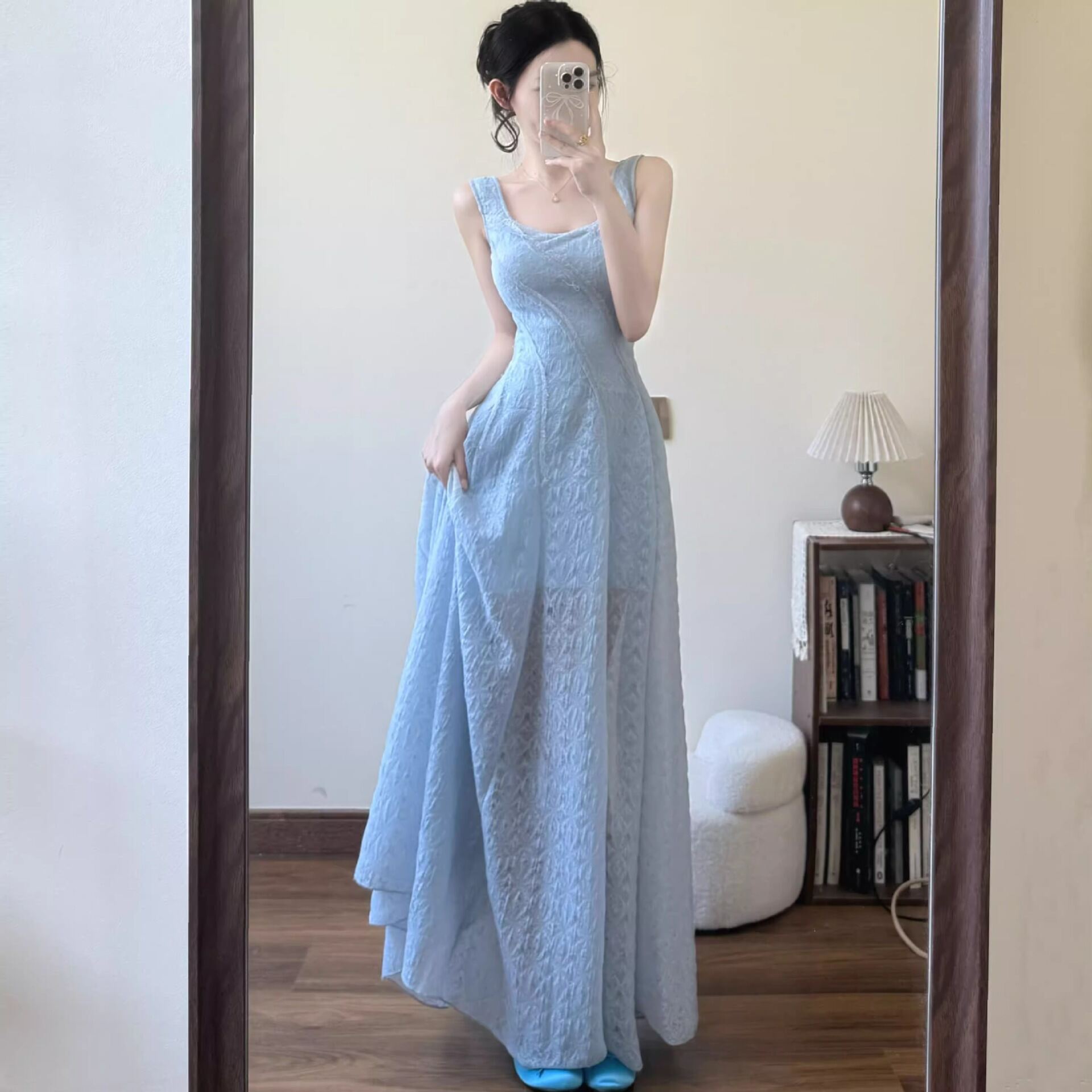 Blue Dress Shopee Semi Formal Dresses AAYU Women Maxi Blue Full Length Dress Buy AAYU Women