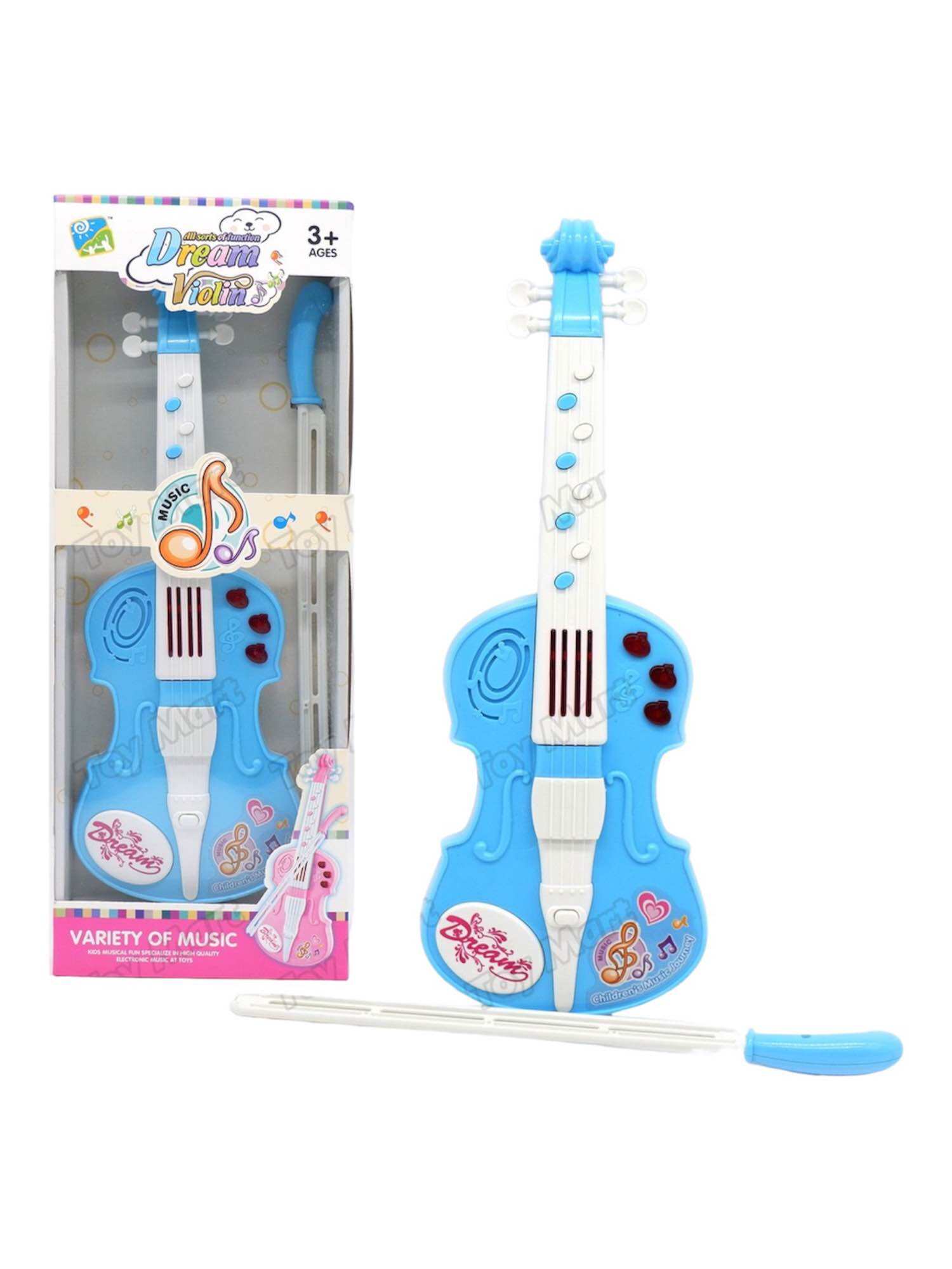 Violin Instrument Toy with 12 Music Demo Ringtones Light Effect for Kids  Musical Toys