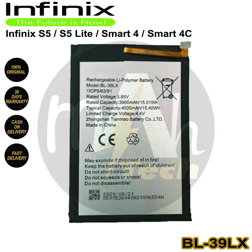 infinix zero 8i battery