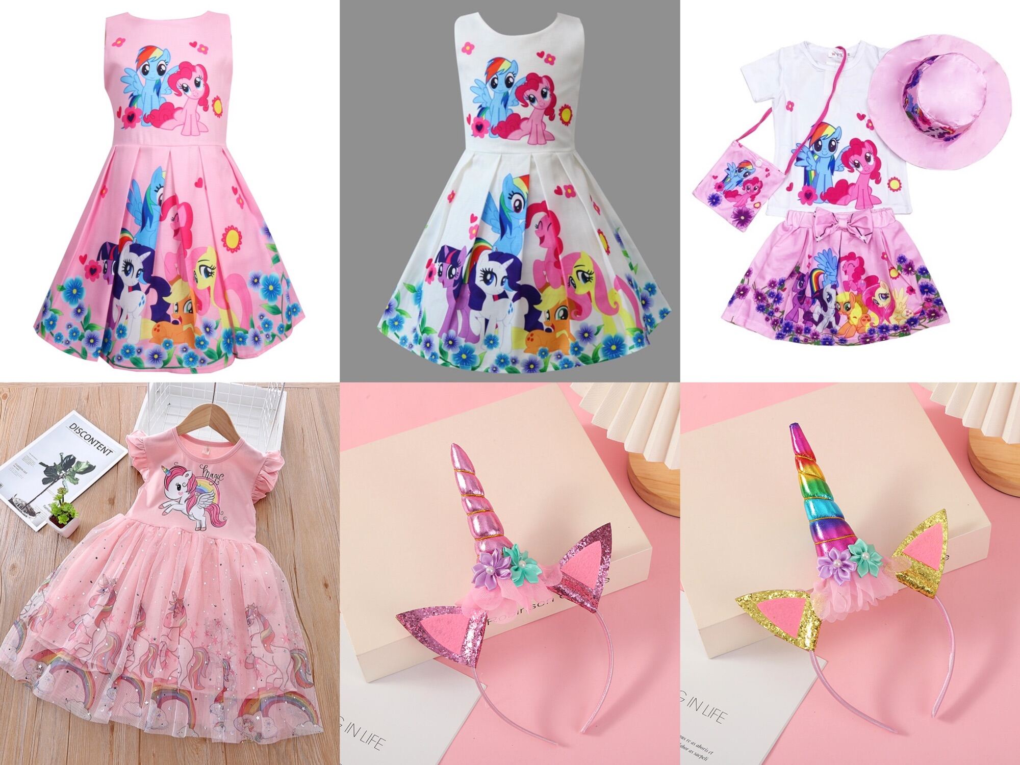 Little pony dress for kids 2 10yrs Lazada PH