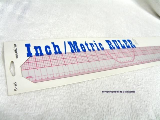 Multi-Functional Size Chart Ruler Clothing Pattern Drafting Rule Square ...