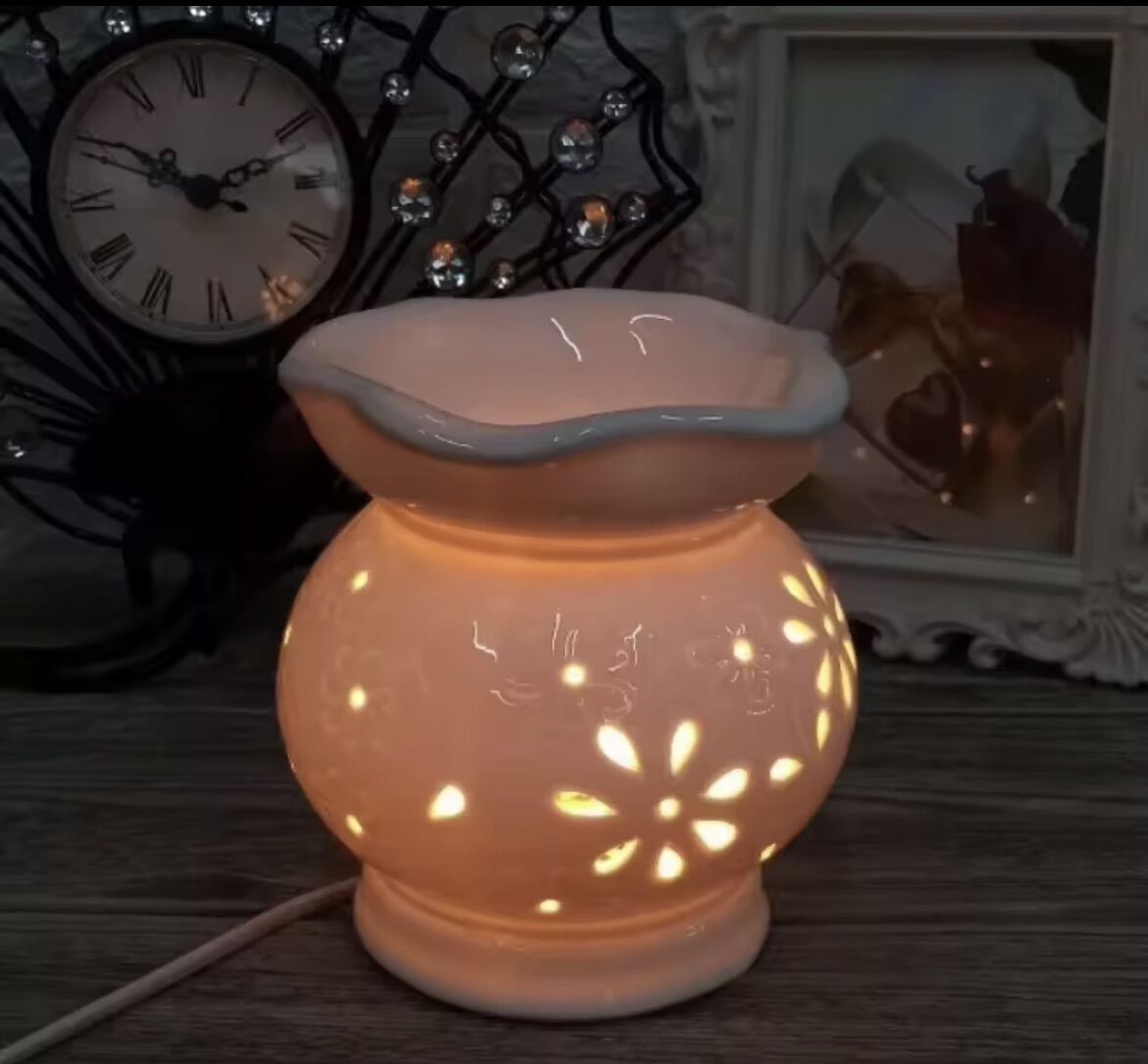 Ceramic Electric Oil Burner Lamp with Adjustble Temperature Control For