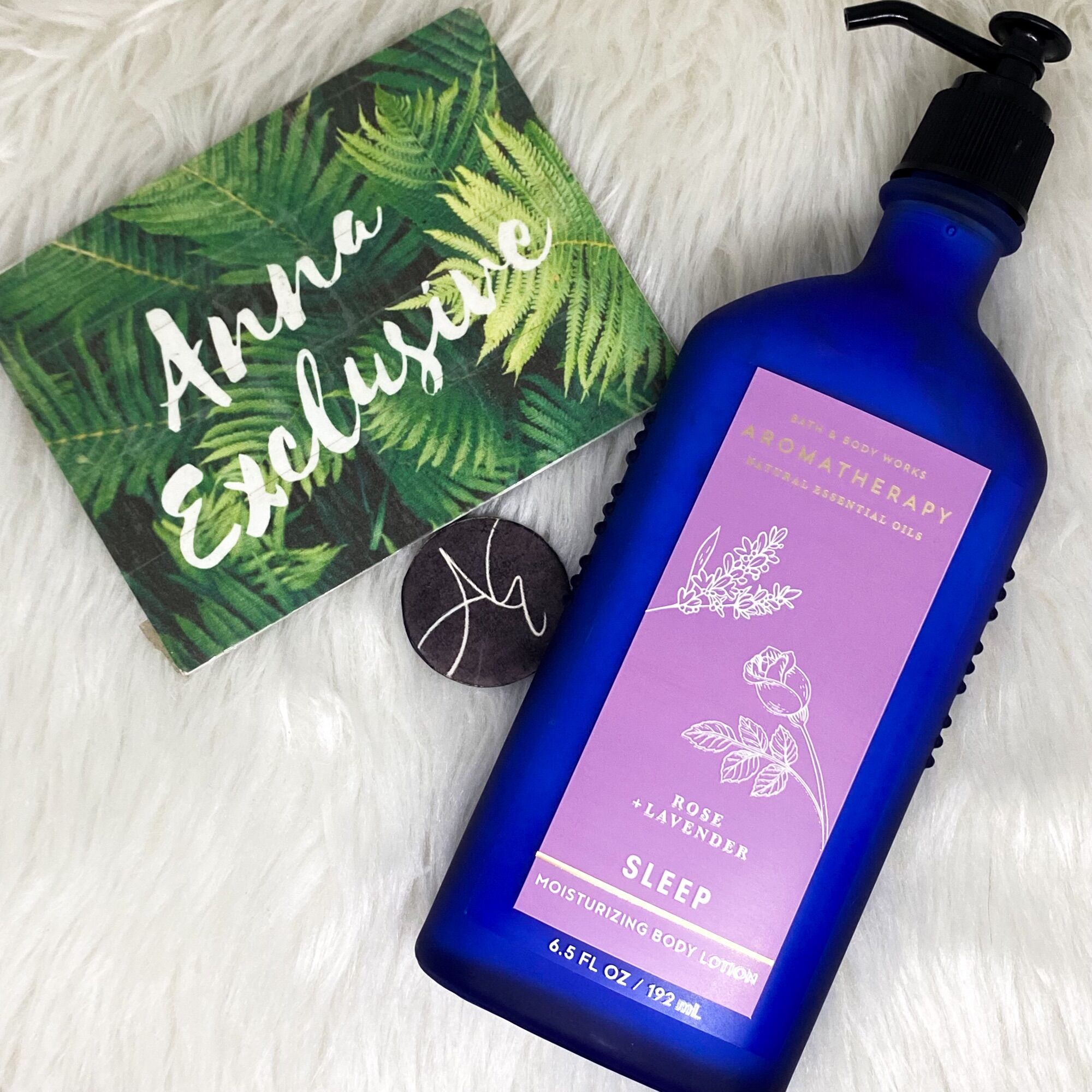 Authentic Bath & Body Works Aromatherapy SLEEP Rose + Lavender