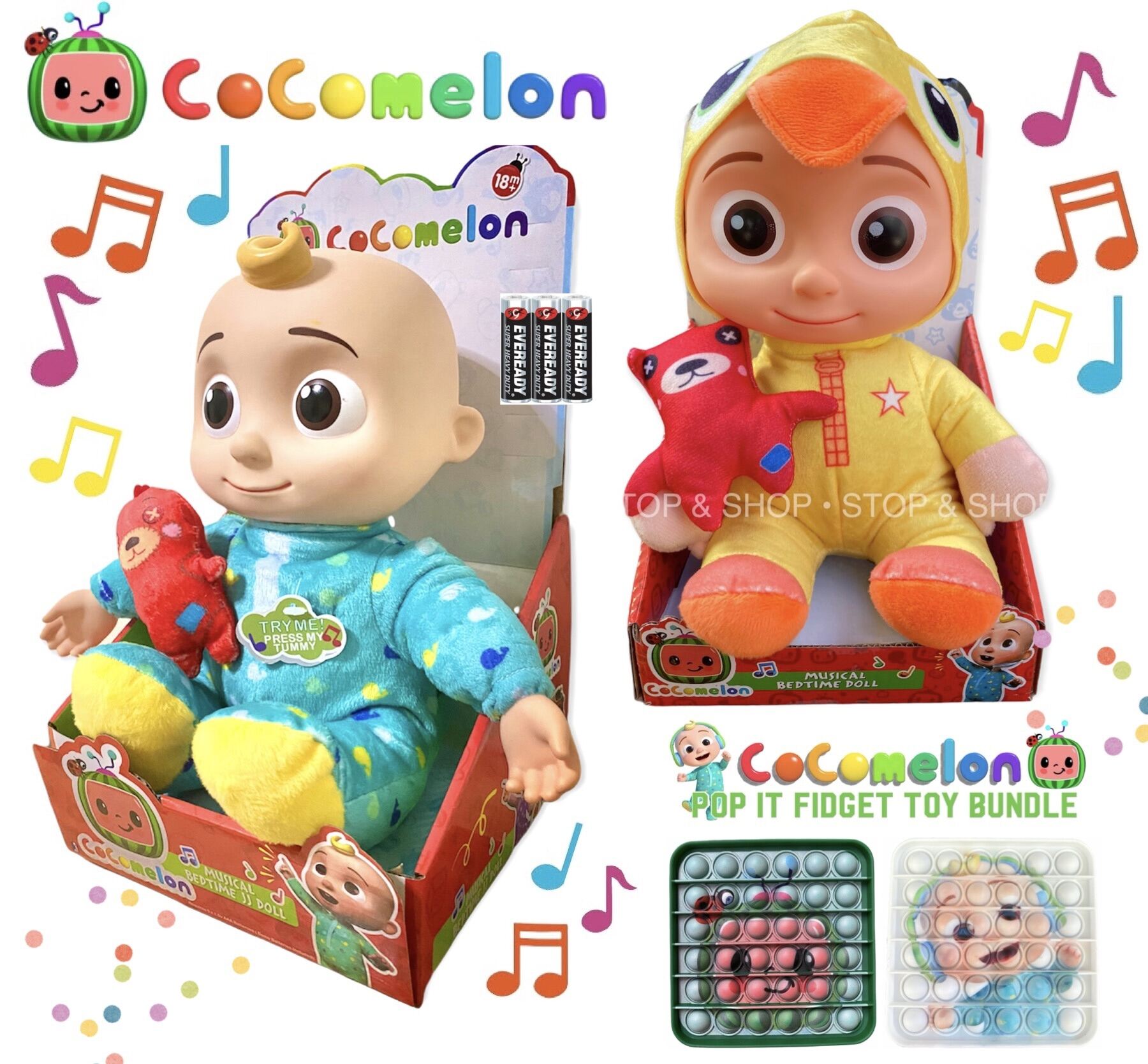 cocomelon roto plush bedtime jj doll kohl's