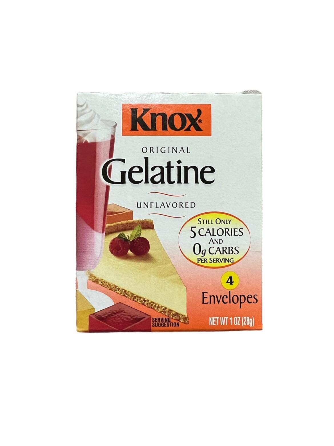 Knox Original Gelatine Unflavored 4 envelopes | Lazada PH