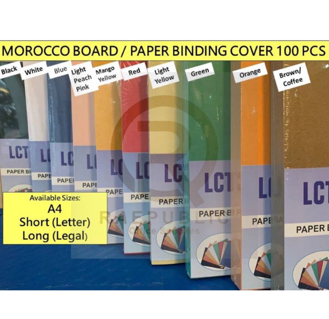 Morocco Board (100's) / Paper Binding Cover 230gsm | Lazada PH