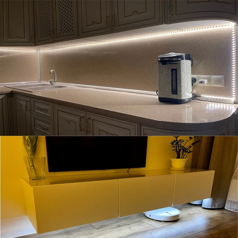 USB LED Strip Lights 2835 DC5V With Switch Flexible Lamp Tape Ribbon TV Desktop Computer Screen Background Lighting Home Decor. 