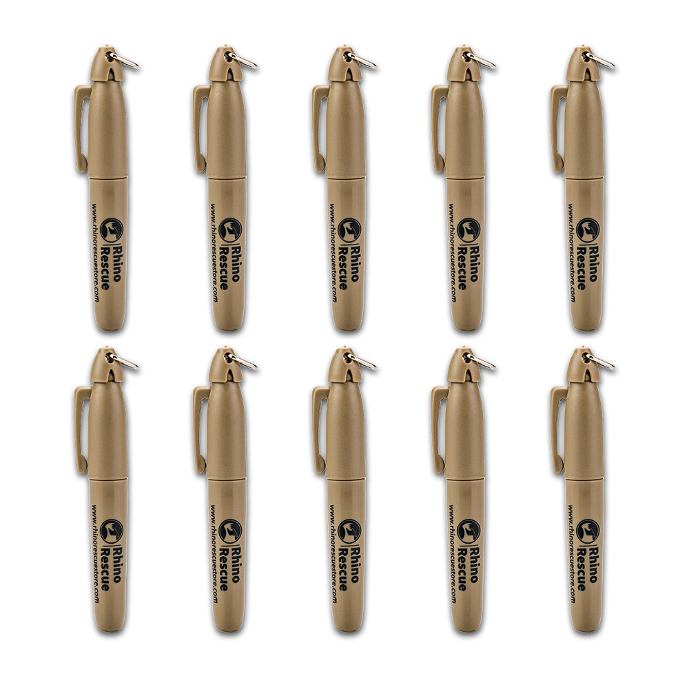 Rhino Rescue Tactical Pen – Marker Pen Tactical Gear & Gift For Camping Hiking