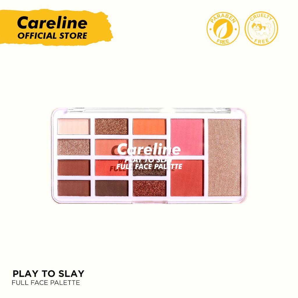 Careline Play to Slay Palette (Eyeshadow,Blush on and Highlighter