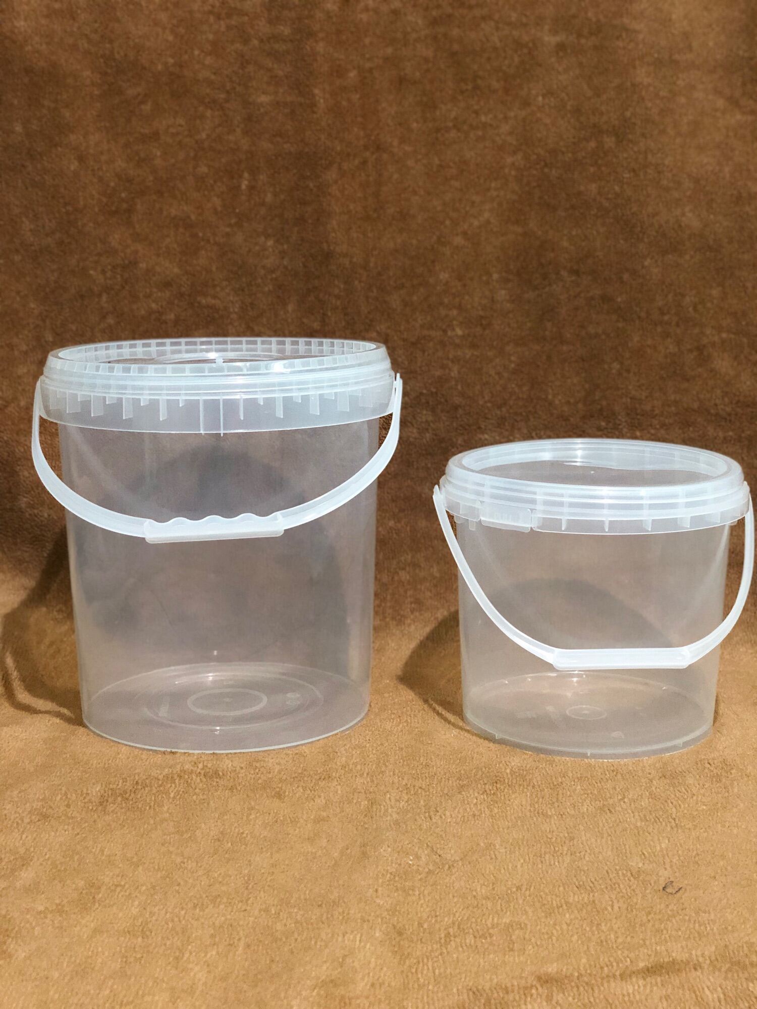 Clear Bucket with Lid and Handle 565 ml / 1L 2L 4L 6L 12L Lazada PH