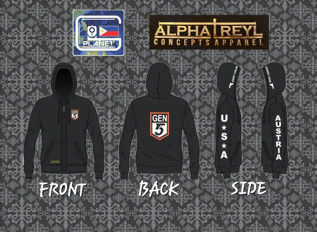 Limited Gen5 Glock Hoodie Sweatshirt Unisex By Alphatreyl Concepts